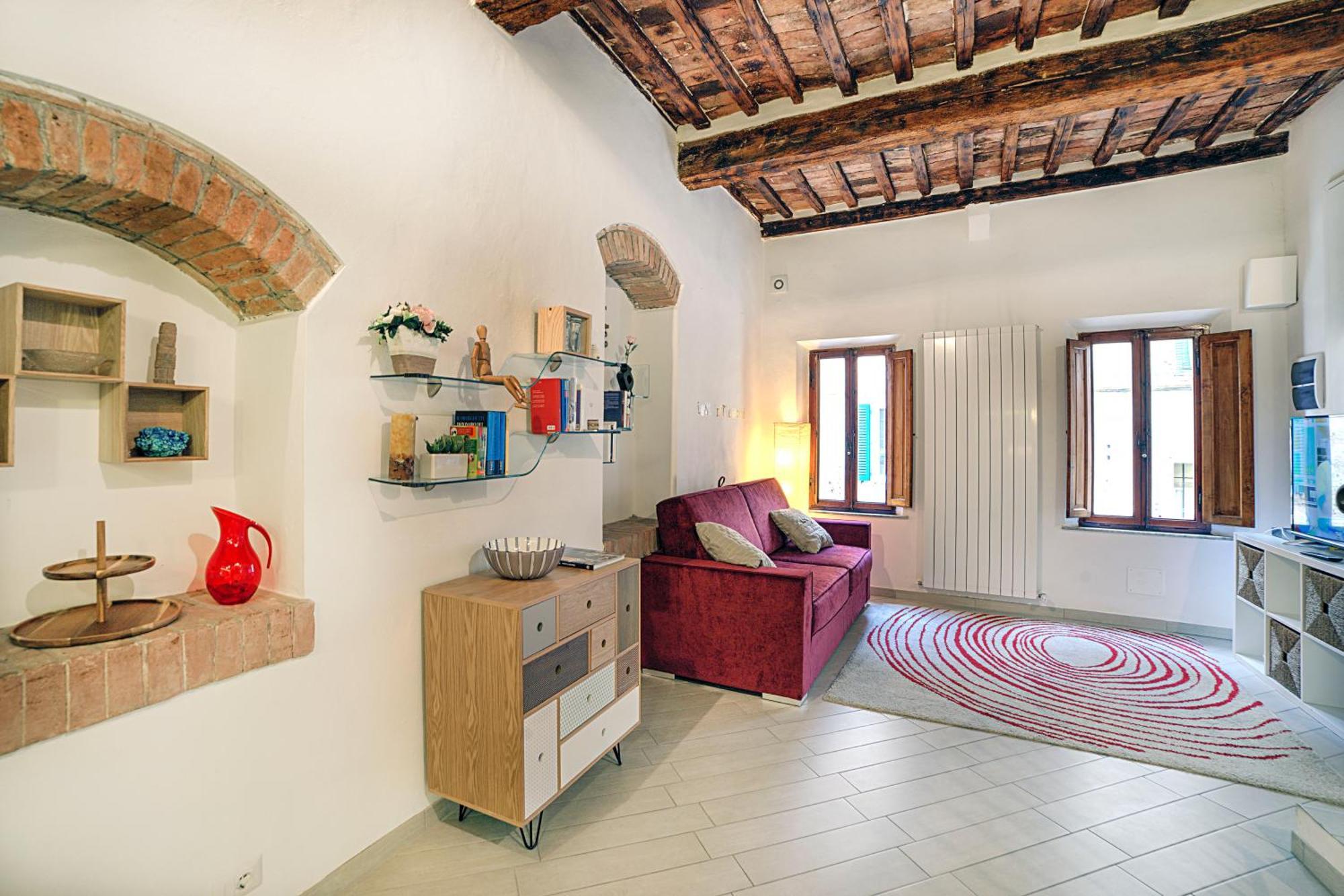 Cozy Apartment In The Heart Of 시에나 외부 사진